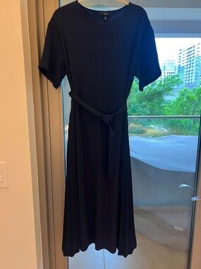 MaxMara  navy midi dress